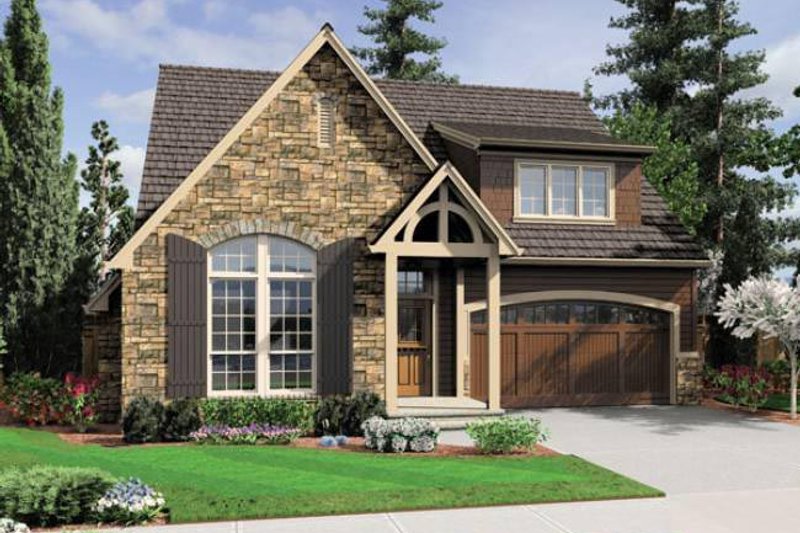 Dream House Plan - European Exterior - Front Elevation Plan #48-531