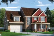 Traditional Style House Plan - 4 Beds 2.5 Baths 2607 Sq/Ft Plan #20-2319 
