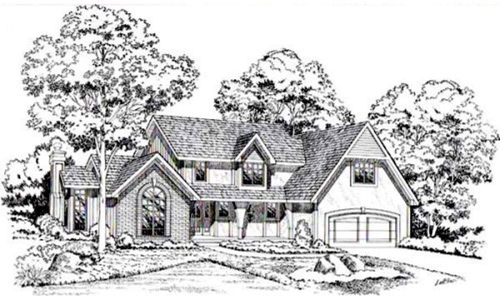 Exterior - Front Elevation 2 for Bungalow House Plan #312-797 - 3 bed, 2.5 bath