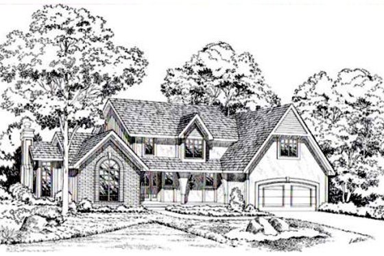 Exterior - Front Elevation for Bungalow House Plan #312-797 - 3 bed, 2.5 bath