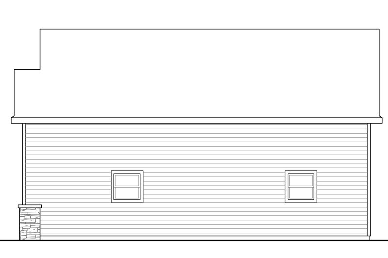 Home Plan - Exterior - Other Elevation 1 for Traditional House Plan #124-990, 0 bath