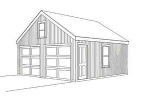 Country Exterior - Front Elevation Plan #477-1