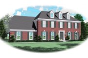 Colonial Style House Plan - 4 Beds 3.5 Baths 2857 Sq/Ft Plan #81-13703 