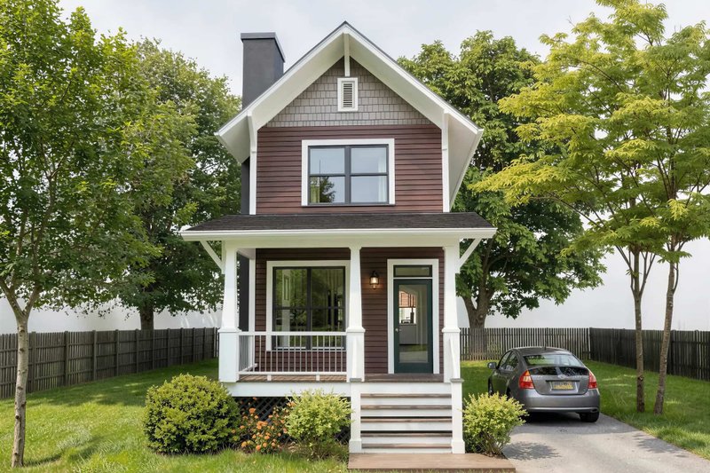 Architectural House Design - Exterior - Front Elevation 3 for Craftsman House Plan #79-278 - 2 bed, 2.5 bath