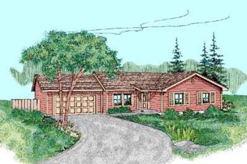 House Plan Design - Ranch Exterior - Front Elevation Plan #60-467