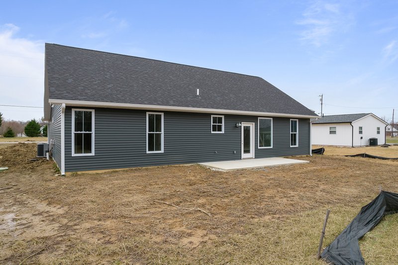 House Design - Exterior - Rear Elevation 2 for Farmhouse House Plan #430-209 - 3 bed, 2 bath