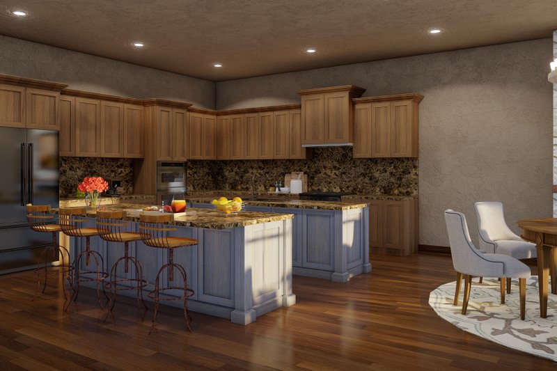 Dream House Plan - Interior - Kitchen 1 for European House Plan #923-31 - 4 bed, 3.5 bath