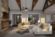 European Style House Plan - 4 Beds 4 Baths 2849 Sq/Ft Plan #923-16 Interior 
