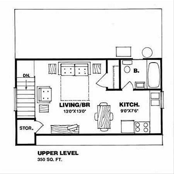 Country Floor Plan - Upper Floor Plan #116-133