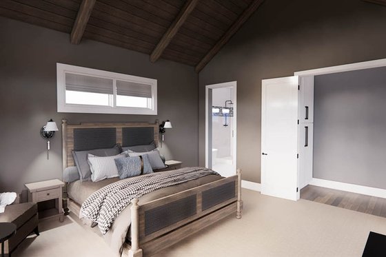 Interior - Master Bedroom for Farmhouse House Plan #51-1222 - 4 bed, 3.5 bath