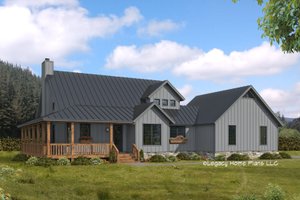 Architectural House Design - Country Exterior - Front Elevation Plan #932-767