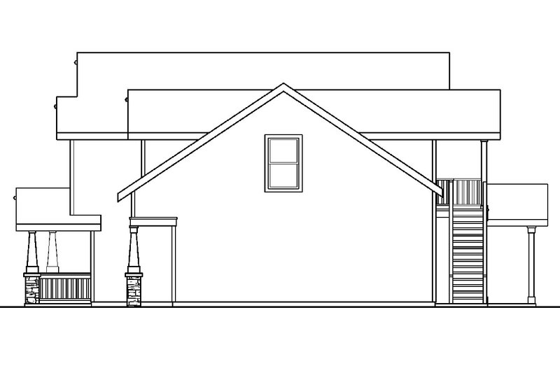 Home Plan - Exterior - Other Elevation 1 for Craftsman House Plan #124-612 - 3 bed, 2.5 bath