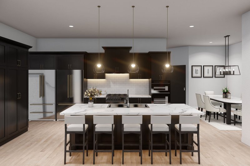 Architectural House Design - Interior - Kitchen for Traditional House Plan #923-64 - 5 bed, 4 bath