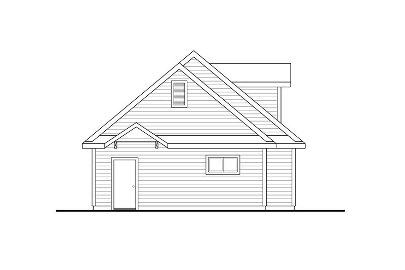 Home Plan - Exterior - Other Elevation for Country House Plan #124-1102, 0 bath