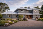 Contemporary Style House Plan - 4 Beds 5.5 Baths 3491 Sq/Ft Plan #928-291 Exterior 