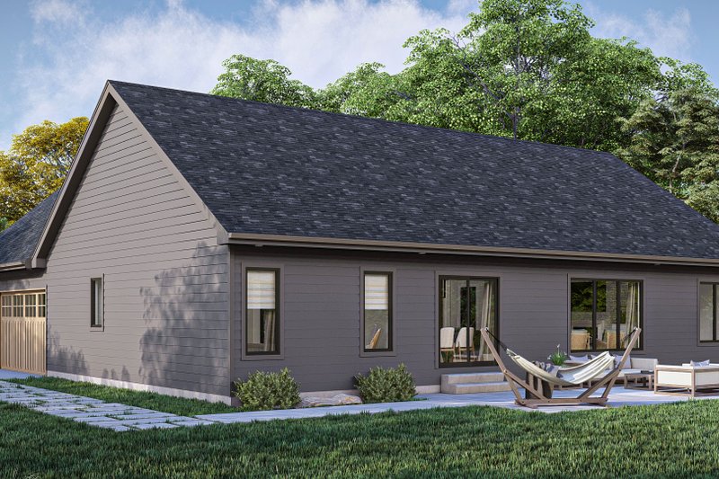 Architectural House Design - Exterior - Other Elevation 1 for Modern House Plan #455-499 - 3 bed, 2.5 bath