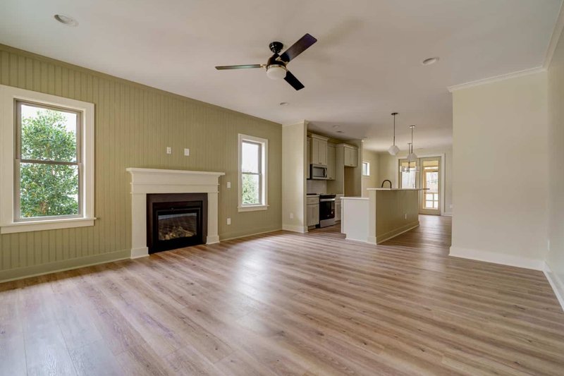 House Design - Interior - Family Room for Bungalow House Plan #79-160 - 3 bed, 2 bath
