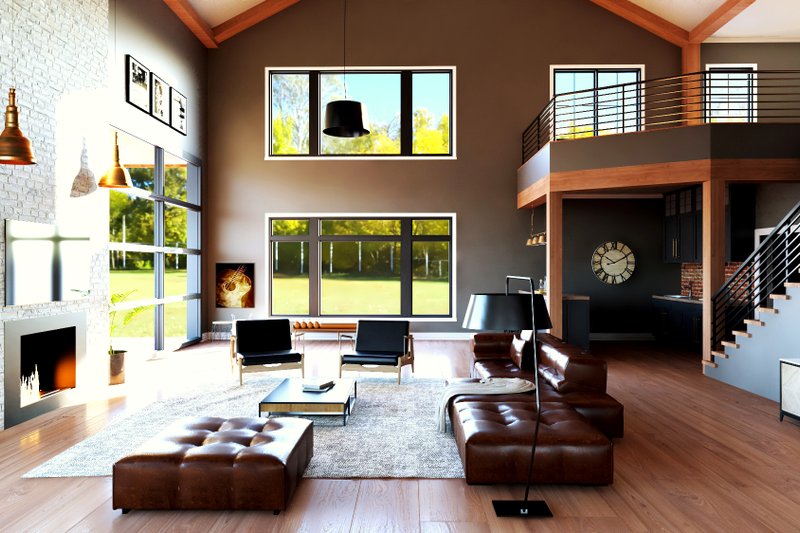 Home Plan - Interior - Family Room 1 for Country House Plan #1064-295 - 5 bed, 3.5 bath