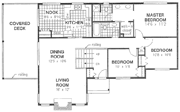 Home Plan - Bungalow Floor Plan - Main Floor Plan #18-9004