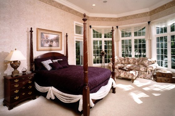 Interior - Master Bedroom for European House Plan #70-781 - 5 bed, 4 bath