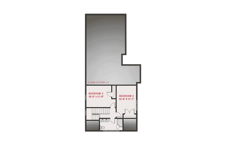 Dream House Plan - Floor Plan - Upper Floor for Craftsman House Plan #461-85 - 3 bed, 2.5 bath