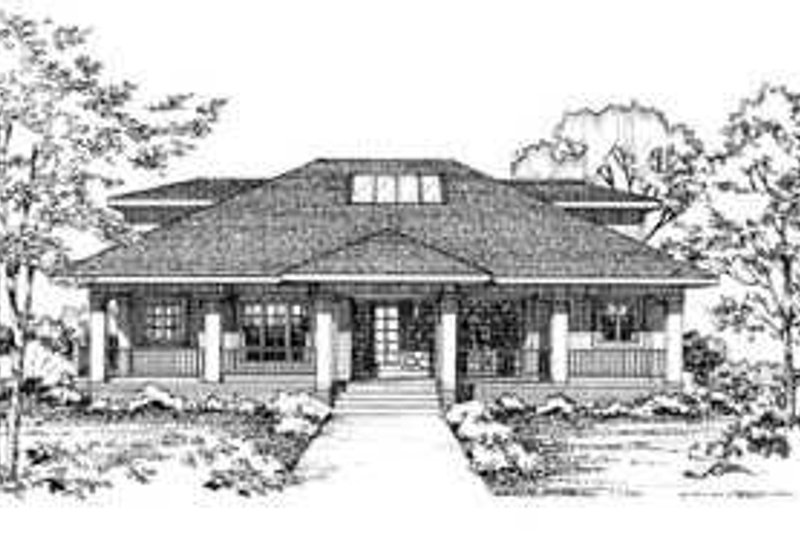 Modern Style House Plan - 3 Beds 2.5 Baths 2208 Sq/Ft Plan #72-140