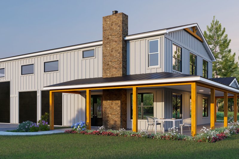 Exterior - Other Elevation 2 for Barndominium House Plan #932-1405 - 3 bed, 2 bath