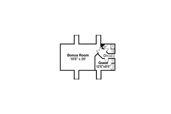 Floor Plan - Other Floor for Traditional House Plan #124-463 - 6 bed, 6.5 bath