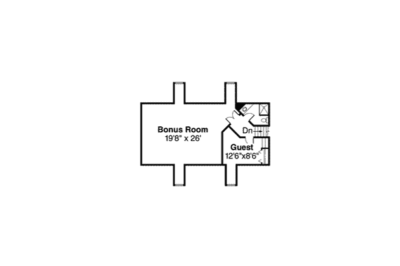 Home Plan - Floor Plan - Other Floor for Traditional House Plan #124-463 - 6 bed, 6.5 bath