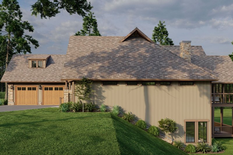 Architectural House Design - Exterior - Other Elevation for Craftsman House Plan #923-342 - 4 bed, 3.5 bath