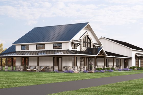 Exterior - Other Elevation 9 for Barndominium House Plan #1064-371 - 3 bed, 2.5 bath