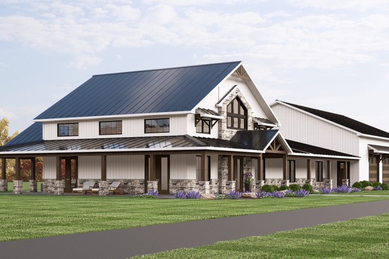 Architectural House Design - Exterior - Other Elevation 9 for Barndominium House Plan #1064-371 - 3 bed, 2.5 bath