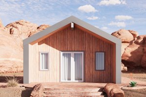 Contemporary Exterior - Front Elevation Plan #1106-112