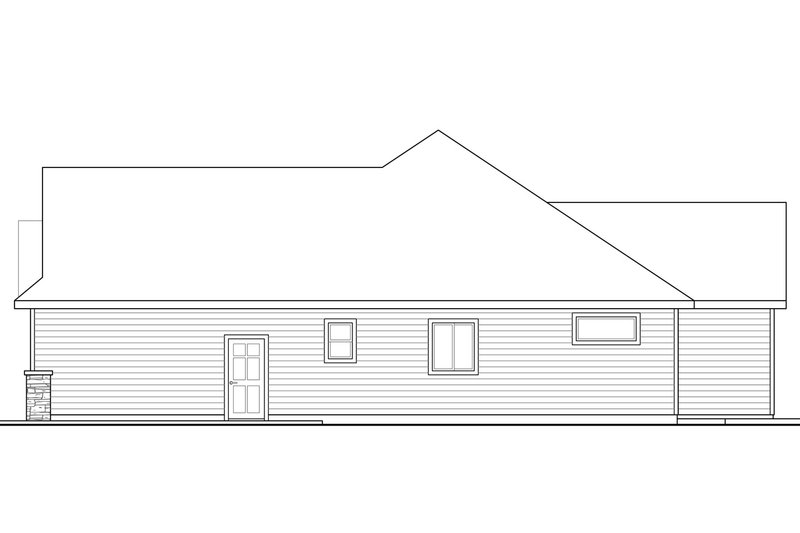 House Plan Design - Exterior - Other Elevation 1 for Country House Plan #124-1034 - 3 bed, 2.5 bath