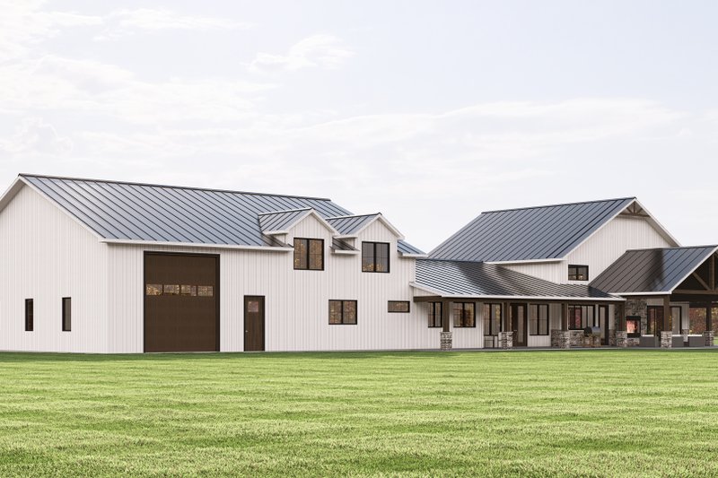 Architectural House Design - Exterior - Other Elevation 8 for Barndominium House Plan #1064-371 - 3 bed, 2.5 bath