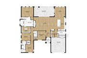Modern Style House Plan - 4 Beds 3 Baths 2980 Sq/Ft Plan #1110-43 Floor 