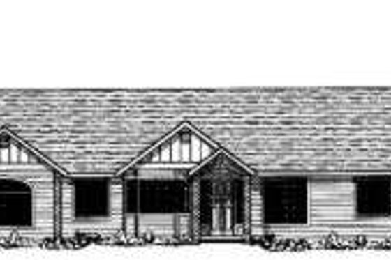 Exterior - Front Elevation for Traditional House Plan #303-346 - 4 bed, 3.5 bath