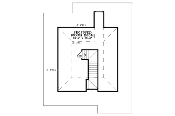 Floor Plan - Other Floor for Traditional House Plan #17-2286 - 3 bed, 3 bath