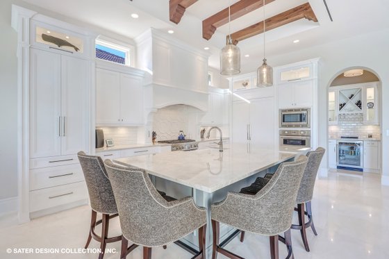 Interior - Kitchen 1 for Mediterranean House Plan #930-511 - 3 bed, 3.5 bath