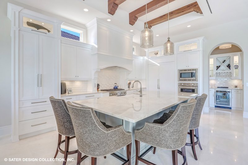 Architectural House Design - Interior - Kitchen 1 for Mediterranean House Plan #930-511 - 3 bed, 3.5 bath