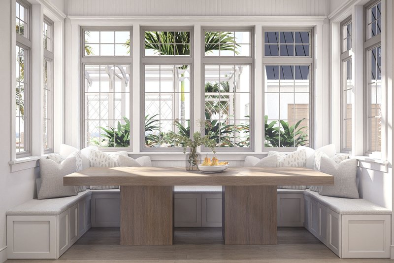 House Blueprint - Interior - Dining Room for Beach House Plan #455-768 - 6 bed, 6.5 bath
