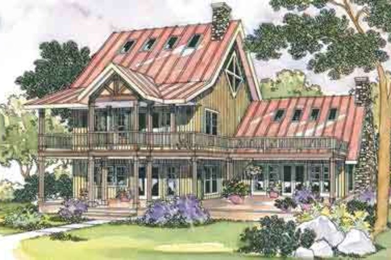 Architectural House Design - Traditional Exterior - Front Elevation Plan #124-207
