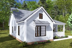Exterior - Other Elevation 2 for Cottage House Plan #513-2266 - 2 bed, 2 bath