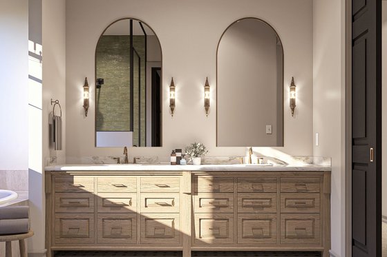 Interior - Master Bathroom 1 for Modern House Plan #455-358 - 4 bed, 3.5 bath