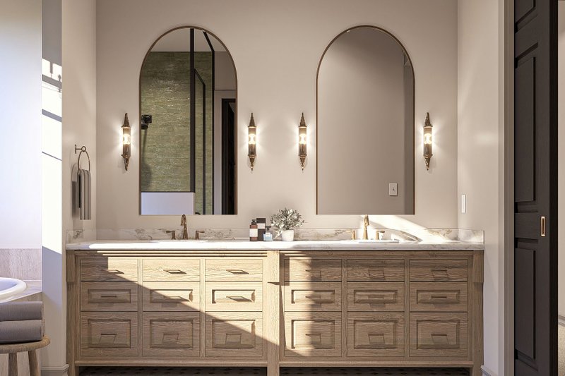 Home Plan - Interior - Master Bathroom 1 for Modern House Plan #455-358 - 4 bed, 3.5 bath