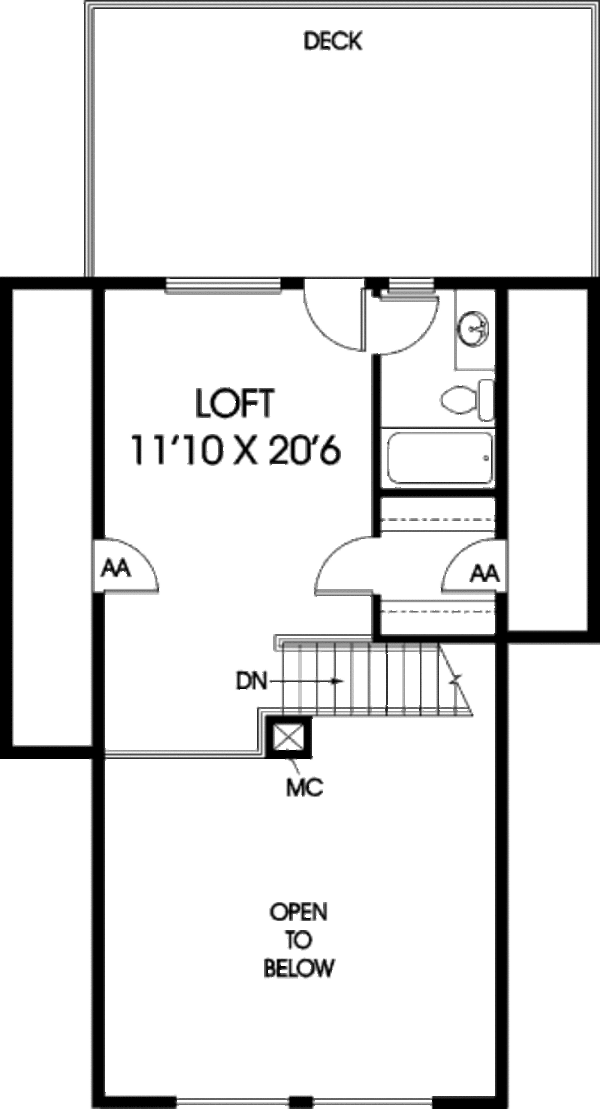 Architectural House Design - Cottage Floor Plan - Other Floor Plan #60-113