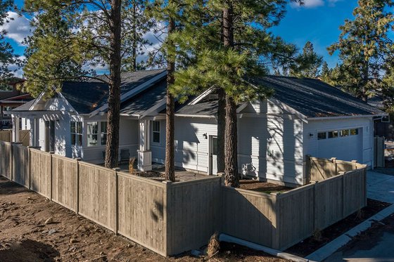Exterior - Rear Elevation for Craftsman House Plan #895-56 - 3 bed, 2 bath