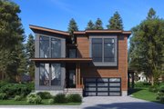 Contemporary Style House Plan - 4 Beds 2.5 Baths 2702 Sq/Ft Plan #1066-81 