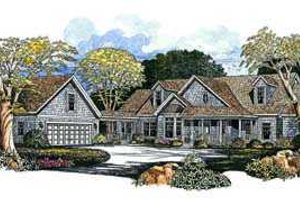 Traditional Exterior - Front Elevation Plan #72-154