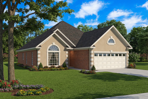 Traditional Exterior - Front Elevation Plan #17-102